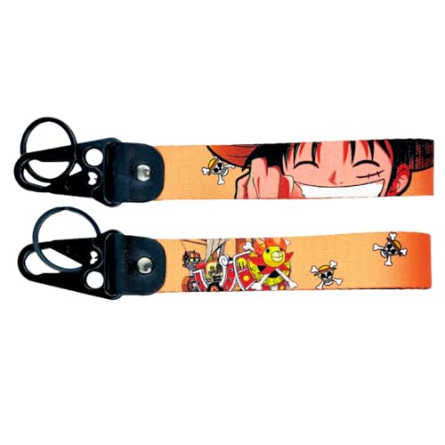 Gearcatweel 1Pack Jdm Key Tag Keychain Anime Motorcycle Keychain Strap Nylon Keychain Tag for Car Motorcycles,Scooters Key AccessoriesKEO-01
