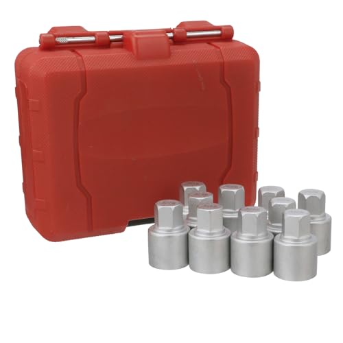 LTI TOOLS Wheel Locking Nut Key Kit 10 pcs, Compatible with Mercedes Benz “C” - Wheel Lock Key Set Lug Nut Removal Kit (LT4181)