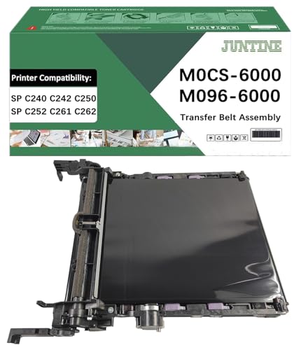 JUNTINE M0CS-6000 Transfer Belt Assembly Replacement for Ricoh M0CS-6000 M096-6000 Transfer Belt Assembly Compatible with Ricoh SP C240 C242 C250 C252 C261 C262 Printers(1-Pack)