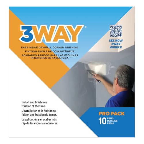 3Way Inside Drywall Corner (10 Pack)