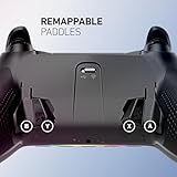 SCUF ENVISION PRO Wireless PC Only Gaming Controller - Five Remappable G-Keys - Remappable Back Paddles - Instant Triggers - ICUE Compatible - Steel Gray