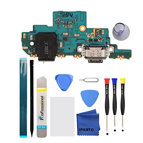 iParto Charging Port Replacement for Samsung Galaxy A52 5G / A52 Charging Port Replacement Kit for 6.5 inch Galaxy A52 SM-A526U SM-A525F A526V A526D USB Flex Dock Connector Replacement
