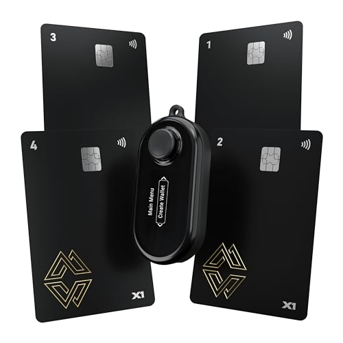 Cypherock X1: Premier Hardware Wallet for Secure Storage of BTC, Crypto, NFTs | Audited, Opensource, Cold Wallet | Decentralized Private Key Storage