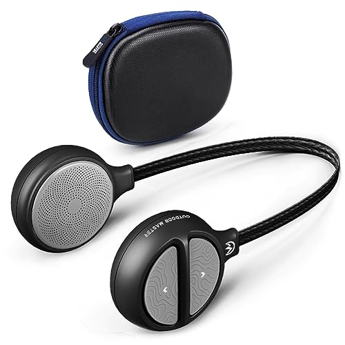 OutdoorMaster Wireless Bluetooth 5.0 Ski Helmet Drop-in Headphones HD Speaker Chip Compatible with Audio-Ready Helmet with Built-in Mic for Motorcycling Easy Control Buttons IP45 Sweat-Resistance