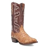 Dan Post Boots Mens Primetime Croc Embroidered Round Toe Casual Boots Mid Calf - Brown - Size 9.5 D