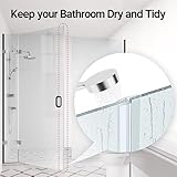 AmazerBath Shower Door Side Seal Strip (Set of 2), Frameless Glass Shower Door Seal Strip - Suitable for 3/8 Inch Glass, 78 inch