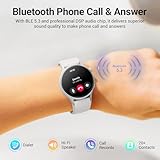 Fitpolo Smart Watch for Men Women,1.3" AMOLED Touchscreen Fitness Tracker, Make/Answer Calls, Heart Rate SpO2 Monitor, IP68 Waterproof, Sleep & Activity Tracking Smartwatch for Android Phones iPhone