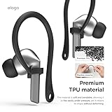 elago Ear Hooks Designed for Samsung Galaxy Buds 3 &Galaxy Buds 3 Pro Earbuds Accessories, Anti-Slip, Ergonomic Design, Comfortable Fit (Black)