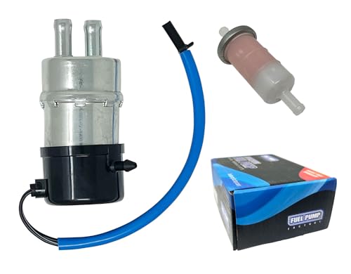 Fuel Pump W/Fuel Filter for Honda Shadow 600 (VT600) 1988-1998, Replaces Honda 16710-MR1-015, 16710-MR1-005