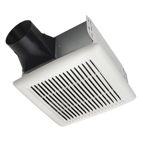 Broan-NuTone AE110 Invent Flex ENERGY STAR Qualified Single-Speed Ventilation Fan, 110 CFM 1.0 Sones, White