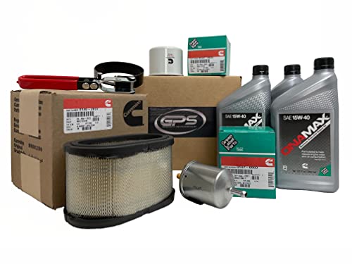 GENERATOR PARTS SPECIALISTS Tune Up Kit Cummins Onan HDKAJ, HDKAK, HDKAT With Onamax Oil Begin Spec L