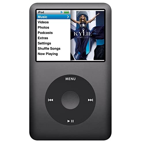 Original AppleiPod Compatible for mp3 mp4 Player Apple iPod 160GB Classic 7th Generation (Black)