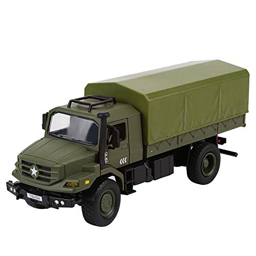 Ailejia Classic Military Diecast Transport Trucks Armored Fighting Vehicles Retro Army Utility Car Toy Vehicle Multifunctional Car Model for Adults Collection or Gift