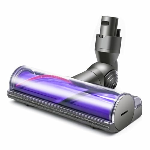 JEDELEOS Quick-Release Motorhead Cleaner for Dyson V6 DC58 DC59 DC62 DC72 DC74 SV04 SV06 SV09 Vacuum Animal Absolute Models Electric Head Roller Brush for Hardwood Floor Carpets