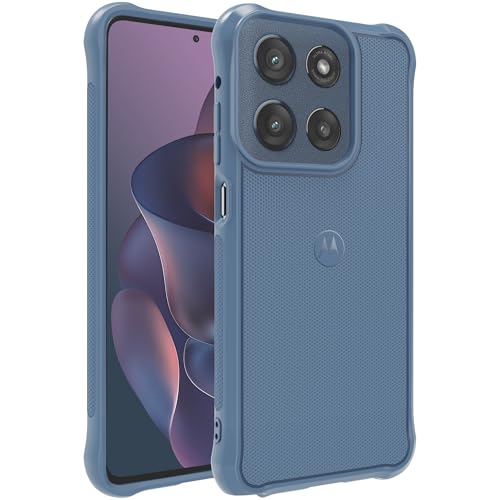Motorola Moto G Stylus (2025) Rugged Protective Case- Dusk Blue - Precision fit,Military Grade Shock Absorbing Cover for Enhanced Phone Grip, Drop Protection