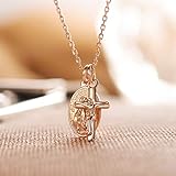 AllenCOCO Gold Cross Necklaces for Women, Crucifix Necklaces, Dainty Virgin Mary Necklace, Virgen de Guadalupe, Layered Pendants Chain Non Tarnish