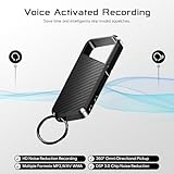 64GB Digital Voice Recorder with Playback - HD Noise Reduction Tape Voice Recorder with MP3 Player Activated Voice Recorder with 800 Hours Recording Time for Interviews/Meetings/Courses