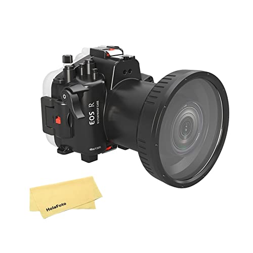 Seafrogs Underwater Housing for Canon EOS R Professional Diving Waterproof Case for Canon EOSR+24-105mm/ 16-35mm/ 24-70mm Lens for Underwater Photography Videography