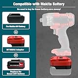 Battery Adapter for makita to Bauer Battery Adapter Use for Bauer 20V Cordless Power Tool (Adapter only)