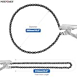 MAXPOWER Locking Chain Clamp, 9-Inch Locking Chian Pliers with 35.8-Inch Chain, 2 Pack