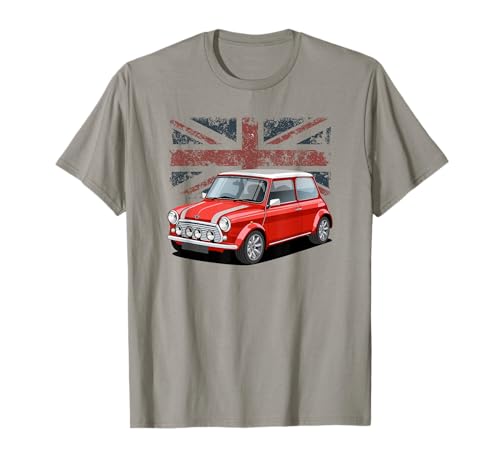 British Classic Car Red Mini sports car T-Shirt