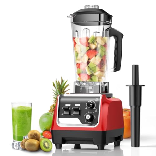 MAGETANG Smoothie Blender, Powerful Blender for Kitchen with 1800-Watt Motor, 70 Oz Large Capacity and BPA-Free Containers, Countertop Blender for Smoothies, Ice Crushing & Frozen Drinks, Red