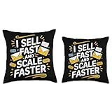 Dropshipper E Commerce Business Owner Dropshipping Throw Pillow