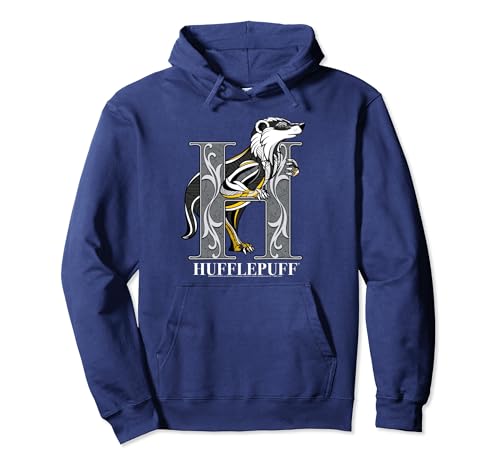 Harry Potter Mosaic Hufflepuff with Badger Pullover Hoodie