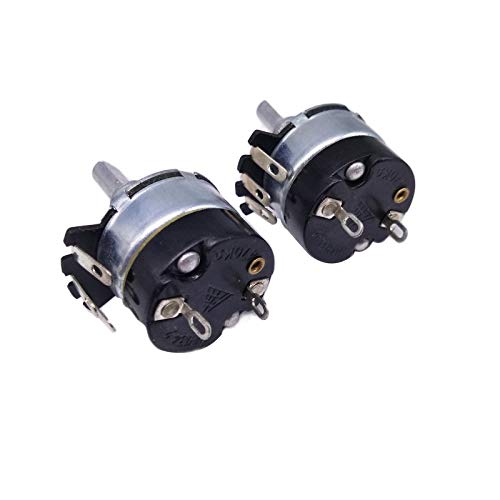 2pcs 10K ohm A10K Logarithmic Nolinear Potentiometer Switch WH134-2