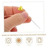 Lurrose 432 Pcs Pearlescent Register Pin Yarn Apparel Dressmaking Pin Winder Heart Sewing Pins Threaders Sewing Needles Crochet Machine Basket Shaped Pins Sewing Pin Cushion Kit Steel Wire