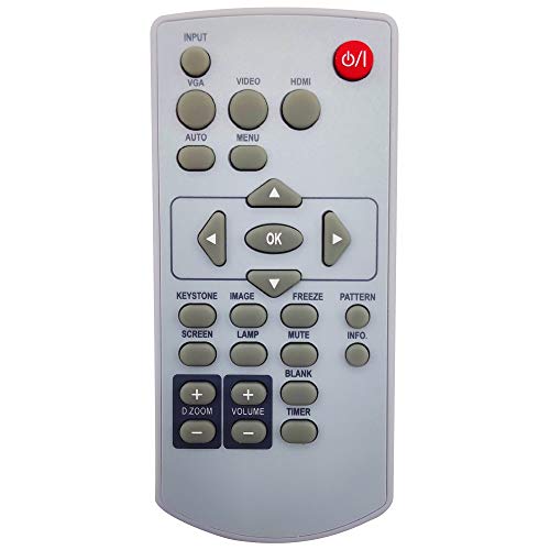 Kindsion Compatible Remote Control HW-Navigator-6 for InFocus IN1004, IN1014, IN1024, IN1034, IN1044, IN1026, IN1036, IN1046, IN1029, IN1039, IN1049, IN1059 Projectors