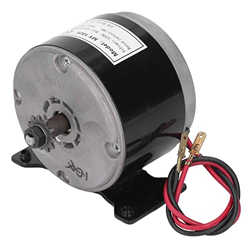 Bnineteenteam High Speed Brushed DC Motor,MY1025 12V 250W Brushed DC Motor 2750rpm High Efficiency Aluminum DC Electric Motor for Electric Scooter