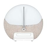 Lumie Bodyclock Luxe 700FM | Wake-Up Light with FM Radio, Bluetooth Speakers, Sunrise/Sunset Features and Low-Blue Light for Sleep