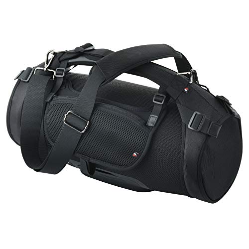 TXEsign Travel Carrying Strap for JBL Boombox/Boombox 2 Waterproof Portable Speaker, Shoulder Strap with Two Side Covers Travel Carrying Pouch for JBL Boombox (Black)