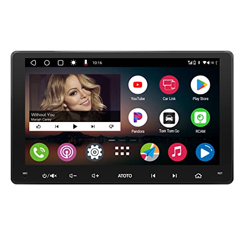 [9inch] ATOTO A6 PF Android Car Stereo, Double-DIN Radio, Wireless CarPlay & Wireless Android Auto, Mirror Link, GPS Tracking，in-Dash Navigation, Dual Bluetooth, HD LRV, 2G+32G, A6G209PF