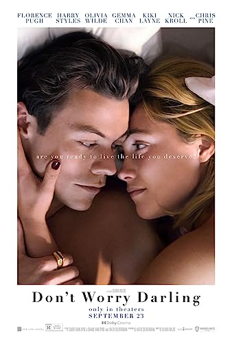 DON'T WORRY DARLING MOVIE POSTER 2 Sided ORIGINAL FINAL 27x40 FLORENCE PUGH HARRY STYLES