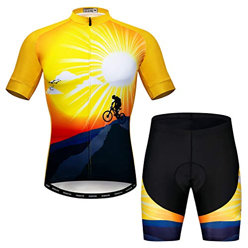 Cycling Jersey Shorts Set Pro Team Bicycle Clothing MTB Jerseys for Men
