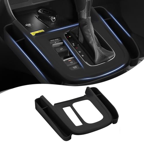 Autorder Silicone Center Console Organizer for 2023-2026 Honda CRV CR-V Accessories Seat Gap Storage Box Soft Gear Shift Panel Trim Cover