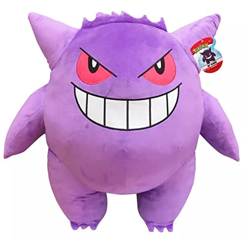 Pokemon Snorlax/Gengar/Pikachu/Cubone Giant Plush 24 Inch, Ultra Soft, Life Size (Choose Plush) (Gengar)