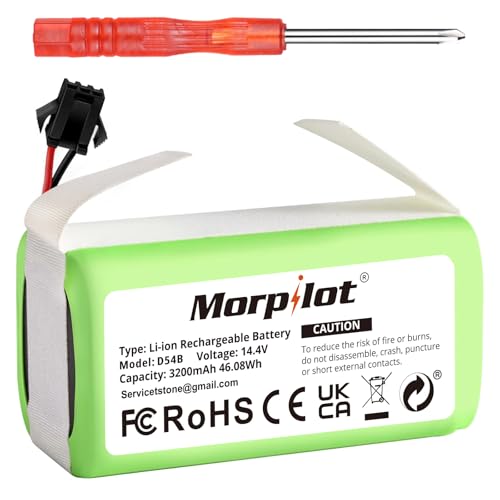 3200mAh Replacement Battery for Eufy RoboVac 11s, Suitable for Eufy Battery Replacement, for eufy 11 30 15C 15T 12 35C, for Ecovacs Deebot N79 N79S DN622, Goovi F007C D380 D382, Amarey A800 A900
