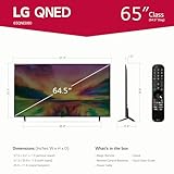 LG QNED80 Series 65-Inch Class QNED Mini LED Smart TV 4K Processor Smart Flat Screen TV for Gaming with Magic Remote AI-Powered 65QNED80URA, 2023 with Alexa Built-in,Black