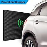 Spurtar Garage Wall Protector, Waterproof Garage Parking Aid Car Door Protector Self Adhesive Corner EVA Foam Wall Bumper Guards Padding for Door Ding Protection Black,79" x 8" x 1/4" 2 Pack