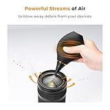 K&F Concept 10-in-1 Camera Lens Cleaning Kit for DSLR Camera Lens Filter Cell Phones with Advanced Silicone Air Blower*1+Short Nozzle*1+Long Nozzle*1+Cleaning Cloth*6+Cleaning Pen*1+15ML Cleaner*1