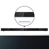 Replacement Wii Wire-less Sensor Bar, Motion Sensor Signal Receiver for Nintendo Wii and Wii U Console with Stable Stand and 4 AAA Batteries(Black)