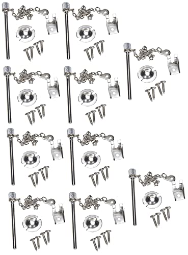Stainless Steel Sliding Window/Door Lock Security Pin (10 Pack)