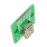 50Pcs Mini USB to DIP 5Pin Adapter Converter for 254mm PCB Board DIY Pinboard Power Supply