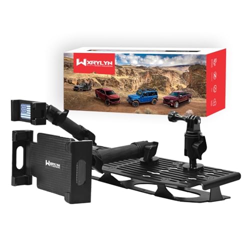WXRYLYN 3ways 2025 2024 F150 Metal Dash Platform Phone Mount for 2021-2025 F150 & 2021-2023 Raptor - Compatible with Smartphones & Tablets