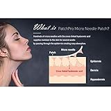 PATCH PRO Micro Eye Patch Hyaluronic Acid Fine Lines, Puffy Eyes, Forehead Lines Microneedle length 0.25mm Patches 4 Pairs