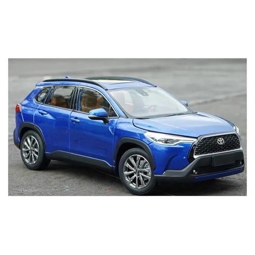 Scale car Model 1:18 for Corolla Cross SUV Alloy Car Model Diecast Metal Static Display Car Model Ornaments Put in Bedroom Suitable for Display