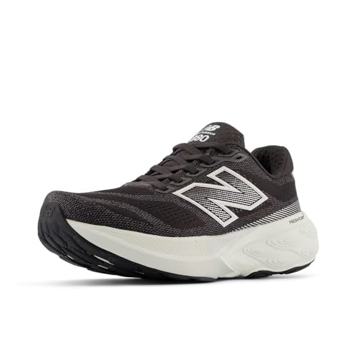 New Balance Women's Fresh Foam X 880 V15 Running Shoe, Black Cement/Sea Salt/Silver Metallic, 9.5 Wide